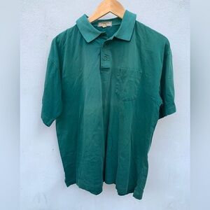 Courrèges Sport Vintage Polo Green Size Large Very Good Condition No Stains